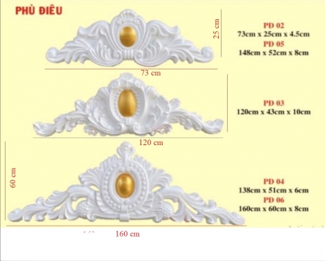 Phù điêu mẫu mới nhất 2022