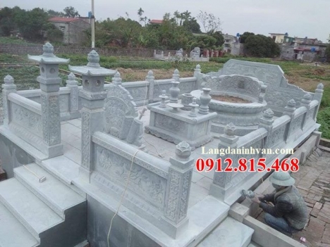 Các mẫu lăng mộ đẹp xây bằng đá hợp phong thủy – Khu lăng mộ đẹp
