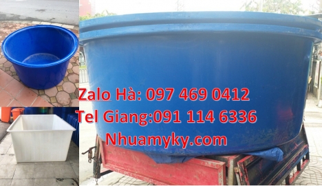 thùng vuông 300 lít, thùng nhựa tròn có nắp, thùng chữ nhật đựng hóa chất Thùng nhựa, Thùng vuông