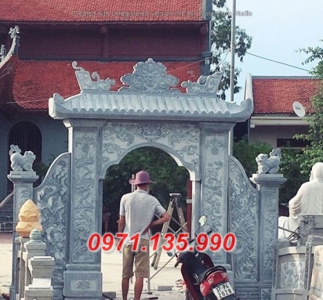 Kích thước mẫu cổng đá đẹp