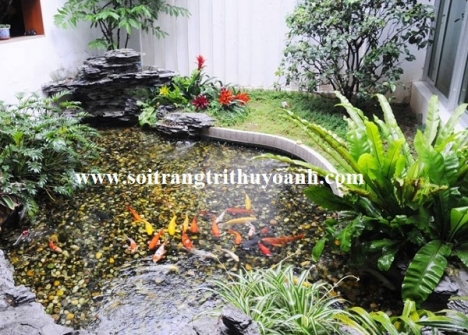 Sỏi trang trí hồ cá tại TP.HCM