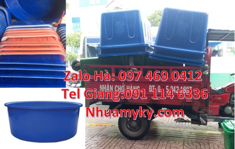 thùng vuông 300 lít, thùng nhựa tròn có nắp, thùng chữ nhật đựng hóa chất Thùng nhựa, Thùng vuông