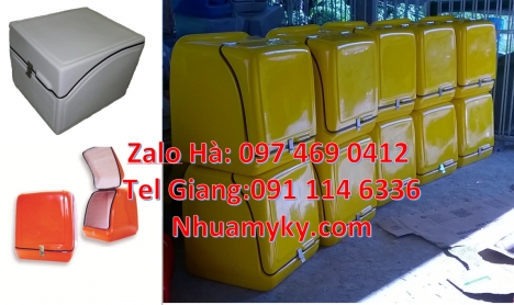 Thùng giao hàng 62x52x62 cm, Thùng ship hàng giữ nhiệt, Thùng giao cafe, Thùng shipper, Thùng giao b