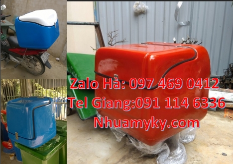 Thùng giao hàng 62x52x62 cm, Thùng ship hàng giữ nhiệt, Thùng giao cafe, Thùng shipper, Thùng giao b