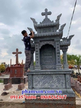 51 mộ đá đạo đôi đẹp tiền giang