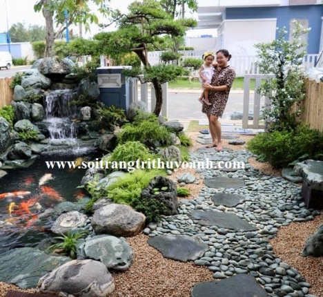Sỏi trang trí hồ cá tại TP.HCM