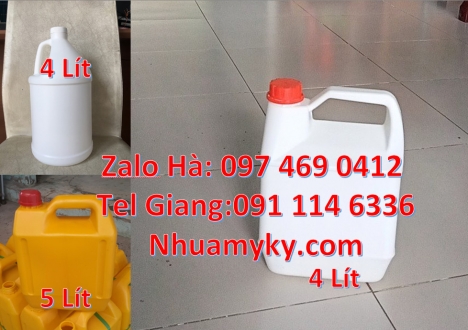 Can nhựa 2 lít có vòi ấn đựng thuốc thủy sản Can gia sỉ, Can 1 lít đựng axit, Can 1l quay, can 2l vò