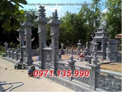 Kích thước mẫu cổng đá đẹp
