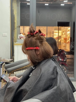 Tóc bob layer, uốn tóc layer xoăn sóng siêu đẹp, nhuộm tóc Tôn gia - Tiệp Nguyễn Hải Salon
