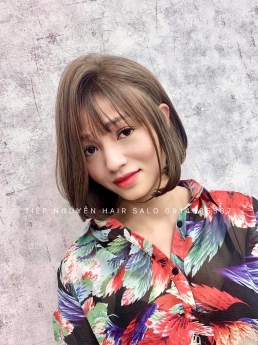 Tóc layer xoăn mái bay cho nàng thêm trẻ trung năng động - Tiệp Nguyễn Hair Salon