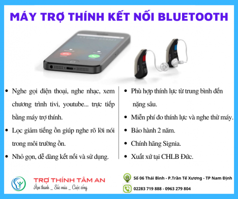 Máy trợ thính kết nối Bluetooth