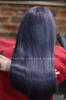 Tóc bob xoăn sóng, tóc tỉa layer ngang vai cho mái dài - Tiệp Nguyễn Hair Salon