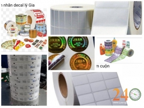 In Decal Tem Nhãn Giá Rẻ Sài Gòn