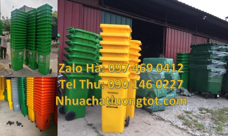 Thùng rác 120l 240l hdpe, thùng rác 60l, Thùng rác đạp chân 20l, Thùng rác 120l đạp chân, Thùng