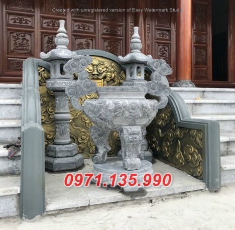 Báo giá mẫu lư đỉnh hương bằng đá khối