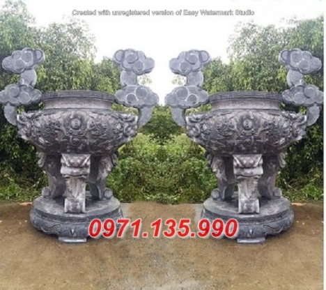 Báo giá mẫu lư đỉnh hương bằng đá khối