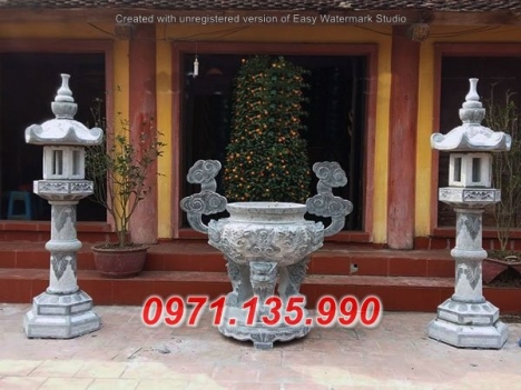 Báo giá mẫu lư đỉnh hương bằng đá khối