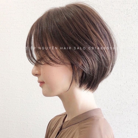 Tóc layer xoăn mái bay cho nàng thêm trẻ trung năng động - Tiệp Nguyễn Hair Salon