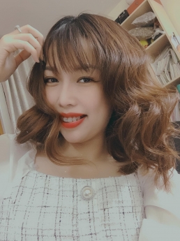 Tóc bob uốn xoăn layer siêu cá tính, nhuộm tóc giá rẻ uy tín Hà Nội - Tiệp Nguyễn Hải Salon