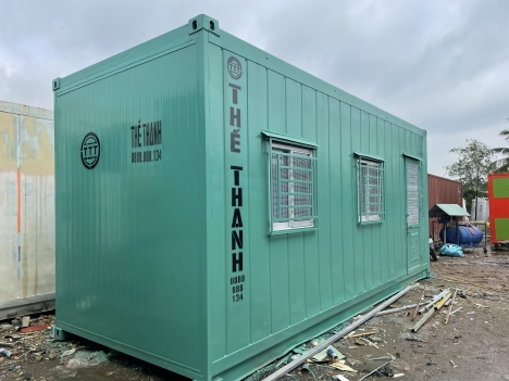 cont văn phòng 20feet làm từ vỏ cont lạnh mới