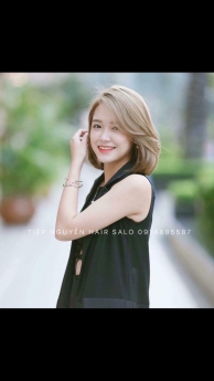 Tóc layer xoăn mái bay cho nàng thêm trẻ trung năng động - Tiệp Nguyễn Hair Salon
