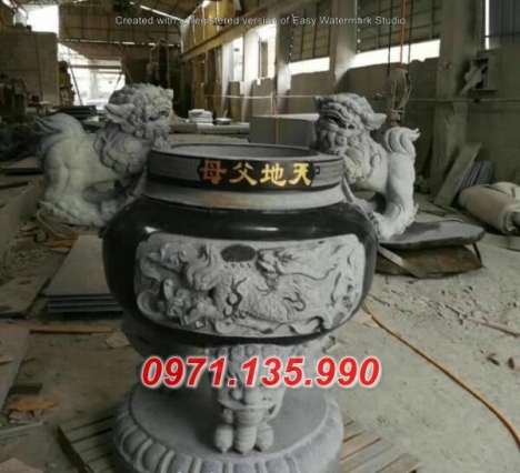 Báo giá mẫu lư đỉnh hương bằng đá khối