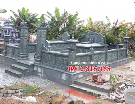 5 Mẫu thiết kế khuôn viên khu lăng mộ nghĩa trang gia đình dòng họ đẹp