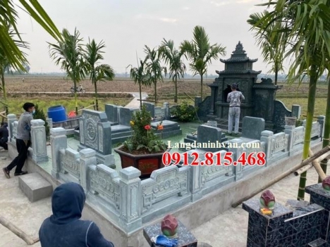 5 Mẫu thiết kế khuôn viên khu lăng mộ nghĩa trang gia đình dòng họ đẹp