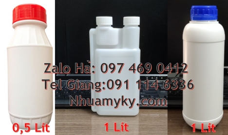 chai 250 ml đựng thuốc thủy sản Chai 50ml đựng thuốc tây, Chai 30ml trắng đục, Cung cấp chai nhựa 25