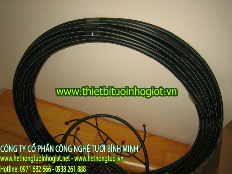 Dây nhỏ giọt quanh gốc, ống tưới quanh gốc cây ăn quả, khớp nối ống