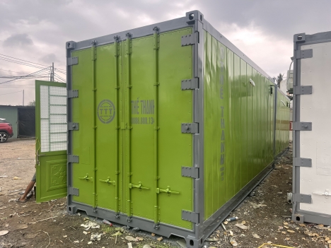 Container văn phòng 20feet làm từ vỏ lạnh chuẩn xuất nhập khẩu