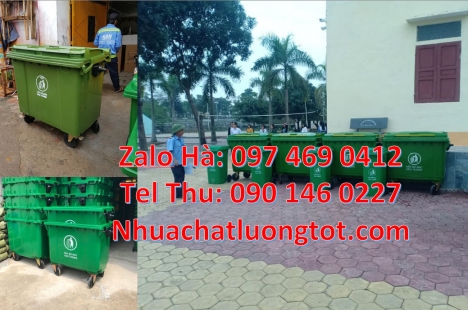 xe thu gom rác, Xe thu gom rác 660l 1000l hdpe, Xe gom rác 660l 3 bánh đúc, xe thu gom rác, xe chở r