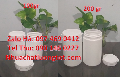 Hũ hóa chất. Lọ nhựa Hũ nhựa 1.5kg vuông, Hũ 1.2 lít, hũ 1kg vuông, Hũ vuông 0.5kg, Hũ đựng thuốc sâ