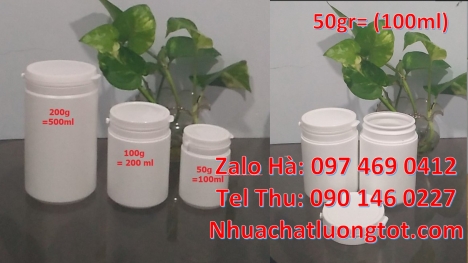Hũ hóa chất. Lọ nhựa Hũ nhựa 1.5kg vuông, Hũ 1.2 lít, hũ 1kg vuông, Hũ vuông 0.5kg, Hũ đựng thuốc sâ
