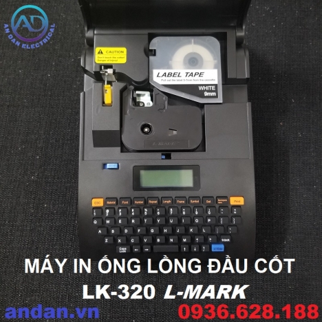 Máy in ống lồng đầu cốt LK-320 L-MARK, Bàn phím Qwerty