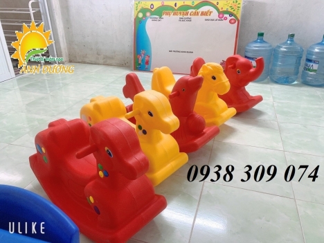 Bập bênh đơn con cún nhập khẩu dành cho bé
