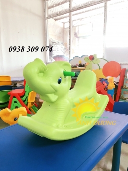 Bập bênh đơn con cún nhập khẩu dành cho bé