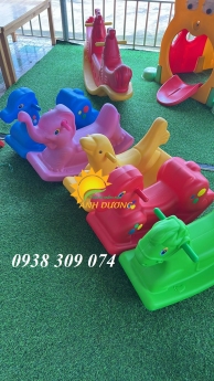 Bập bênh đơn con cún nhập khẩu dành cho bé