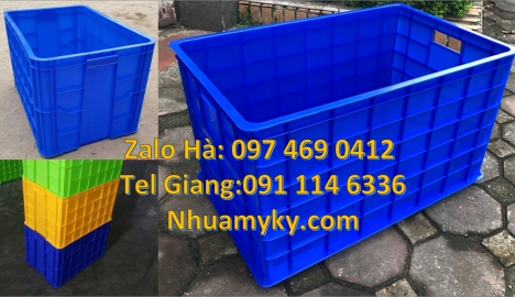 Sóng hở, Sóng bít 1T9, thùng nhựa công nghiệp Rổ nhựa đựng trái cây, Sóng nhựa hở 1T9, Thùng nhựa đ