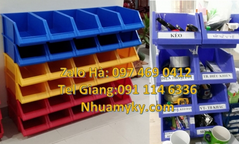 Kệ nhựa giá rẻ, khay đựng linh kiện, Hộp nhựa duy tân, bán giá sỉ kệ nhựa Khay nhựa xanh duy tân, Kh