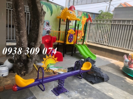 Bập bênh đòn nhập khẩu 2 ghế, 4 ghế dành cho bé