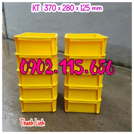 Thùng nhựa, thùng nhựa đặc, thùng nhựa B7, thùng nhựa đặc B7, sóng nhựa, sóng bít, thùng nhựa đựng ố