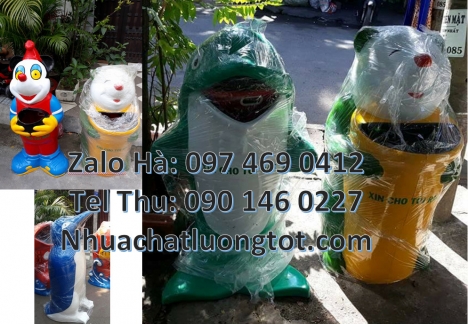thùng rác chim cách cụt, Thùng rác hình con cá heo. Thùng rác hình con cá chép. Thùng rác hình con v