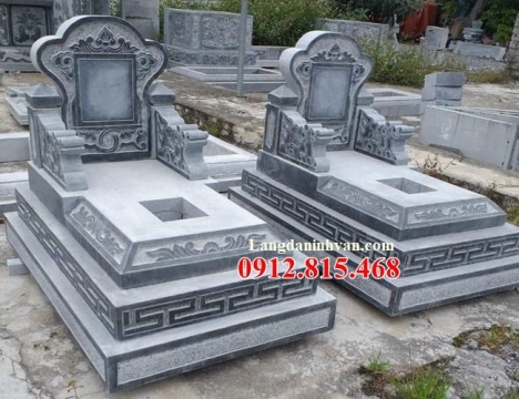 Bán 10 mẫu mộ đôi đơn giản đẹp 2022 – Xây mộ đá đôi đơn giản