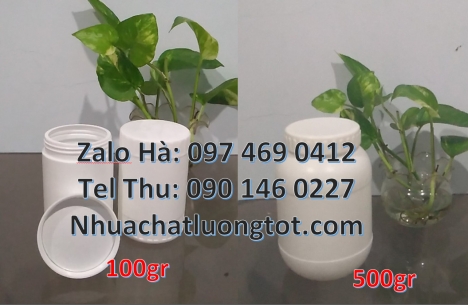 hũ hdpe giá rẻ Giá bán hũ 1.5kg hdpe, Hũ 1kg cao cấp, Hũ 0.5 lít, Hũ đựng axit, Hũ tròn 0.6l, Hũ đựn