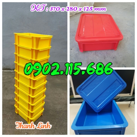 Thùng nhựa, thùng nhựa đặc, thùng nhựa B7, thùng nhựa đặc B7, sóng nhựa, sóng bít, thùng nhựa đựng ố