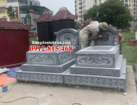 Địa chỉ bán mộ đá đôi theo yêu cầu tại các tỉnh – Bán mộ đôi để tro cốt đẹp