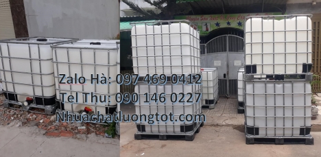 Tank IBC 1000L, thùng nhựa, thùng ibc 1000l, thùng phuy, thùng ibc dung tích lớn 1000 lít, Bồn ibc 1