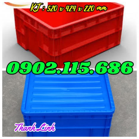 Thùng nhựa đặc, sóng bít, sóng nhựa, thùng nhựa B8, sóng nhựa bít, thùng nhựa đựng đồ, thùng nhựa đự