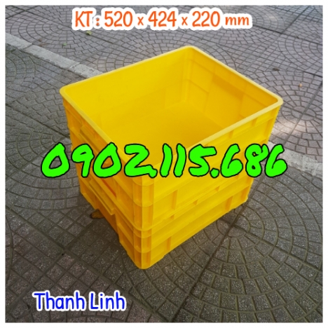 Thùng nhựa đặc, sóng bít, sóng nhựa, thùng nhựa B8, sóng nhựa bít, thùng nhựa đựng đồ, thùng nhựa đự